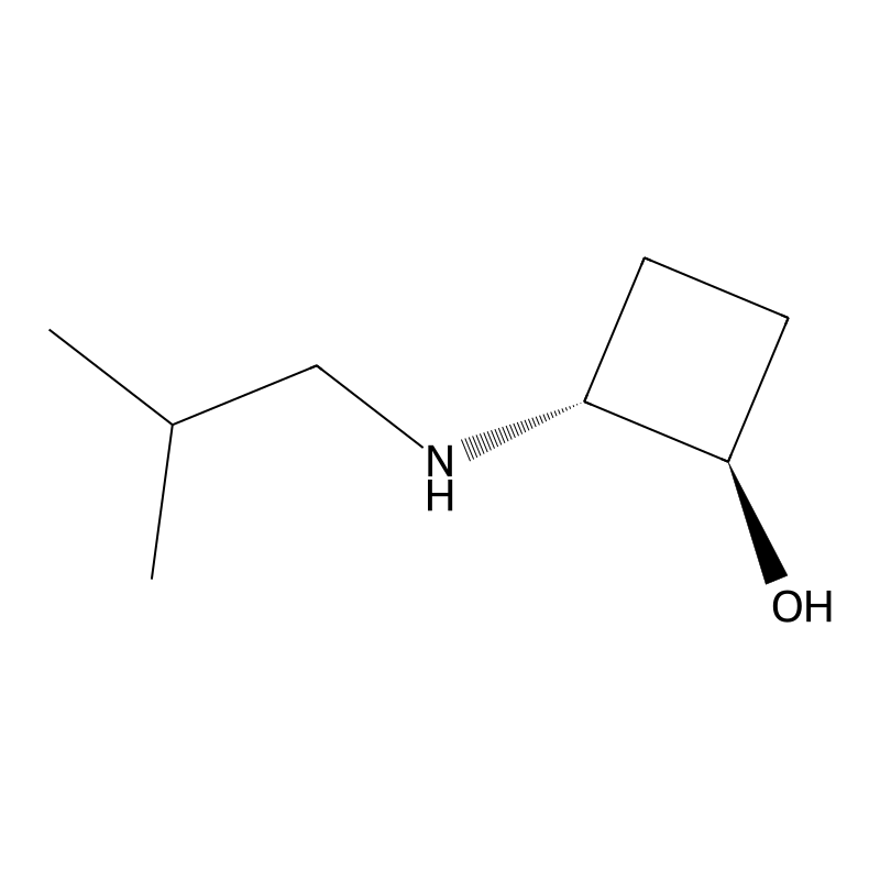 trans-2-[(2-Methylpropyl)amino]cyclobutan-1-ol