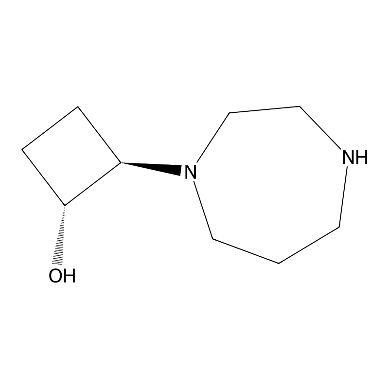 trans-2-(1,4-Diazepan-1-yl)cyclobutan-1-ol