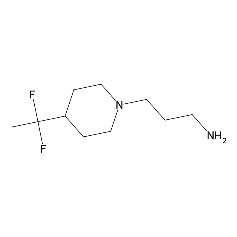 3-(4-(1,1-Difluoroethyl)piperidin-1-yl)propan-1-am...