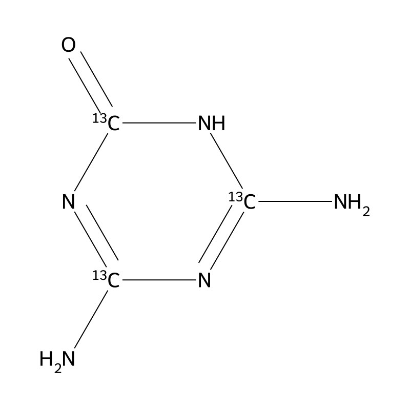 4,6-diamino-(2,4,6-13C3)1H-1,3,5-triazin-2-one