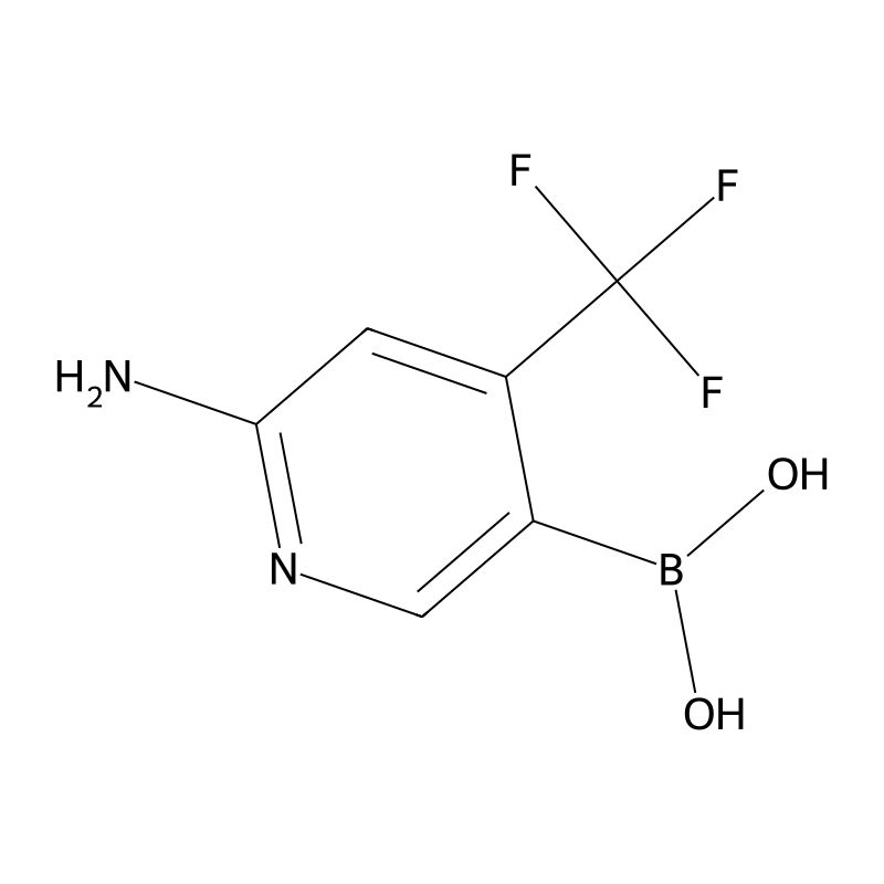 (6-Amino-4-(trifluoromethyl)pyridin-3-yl)boronic a...