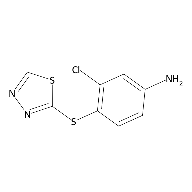 3-Chloro-4-(1,3,4-thiadiazol-2-ylsulfanyl)aniline