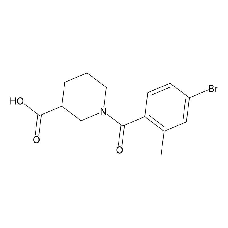 1-(4-Bromo-2-methylbenzoyl)piperidine-3-carboxylic...