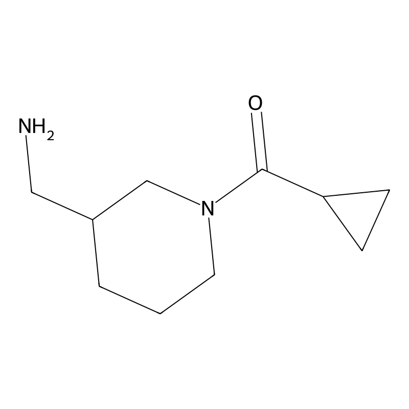 (3-(Aminomethyl)piperidin-1-yl)(cyclopropyl)methan...