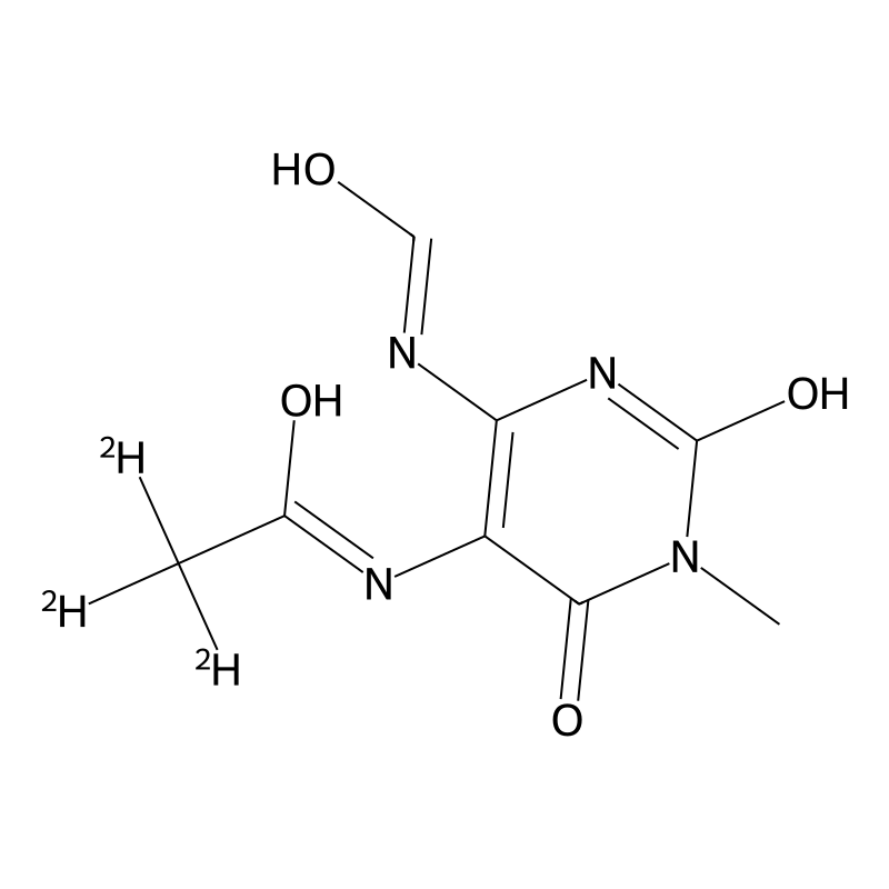 5-Acetyl-d3-amino-6-formylamino-3-methyluracil