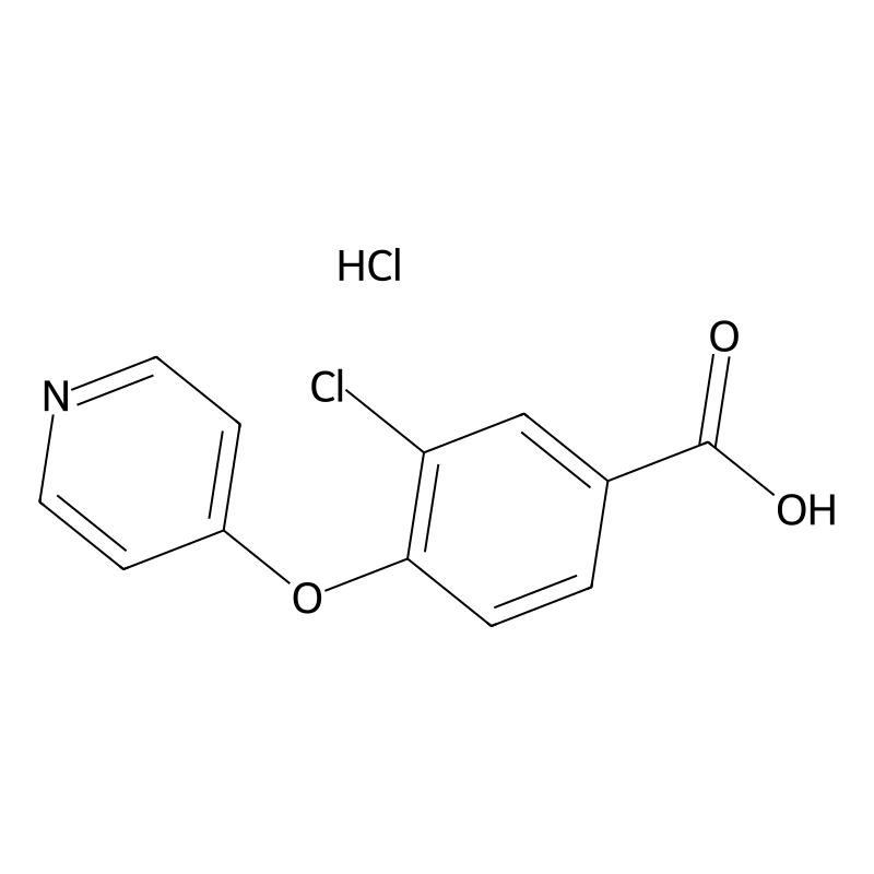 3-Chloro-4-(pyridin-4-yloxy)benzoic acid hydrochlo...