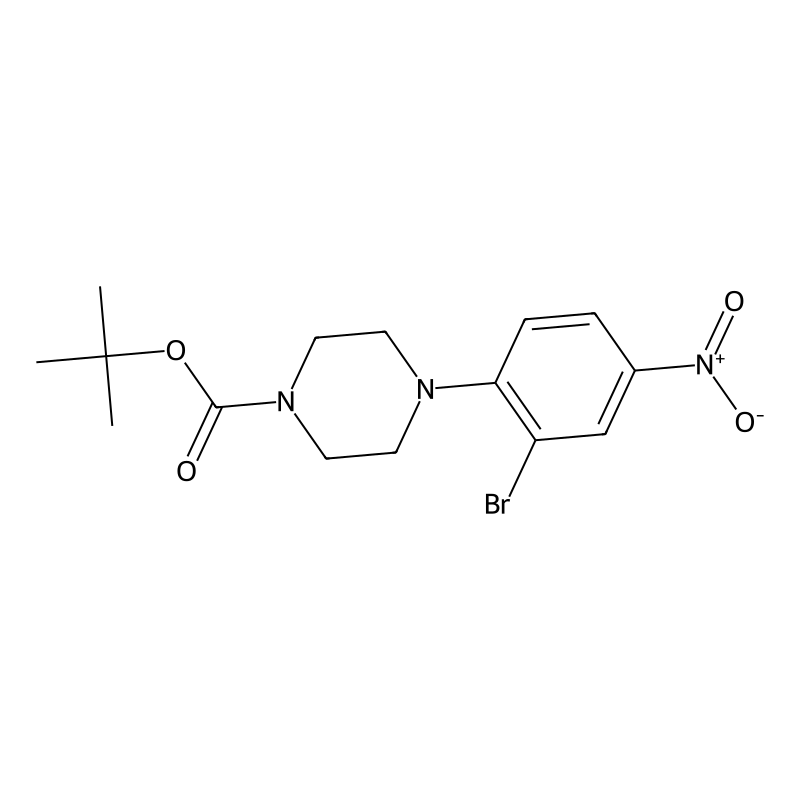 tert-Butyl 4-(2-bromo-4-nitrophenyl)piperazine-1-c...