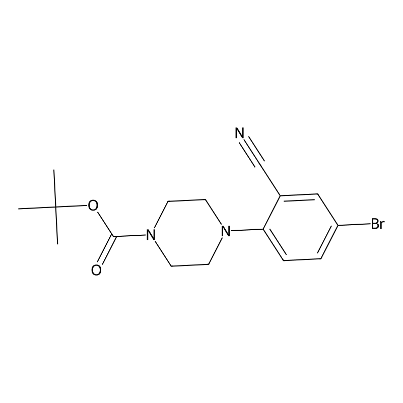 Tert-butyl 4-(4-bromo-2-cyanophenyl)piperazine-1-c...