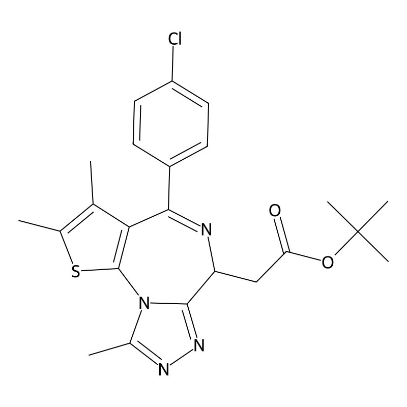 tert-Butyl 2-(4-(4-chlorophenyl)-2,3,9-trimethyl-6H-thieno[3,2-f][1,2,4]triazolo[4,3-a][1,4]diazepin-6-yl)acetate