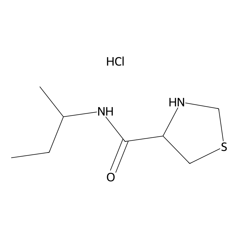 N-(butan-2-yl)-1,3-thiazolidine-4-carboxamide hydr...