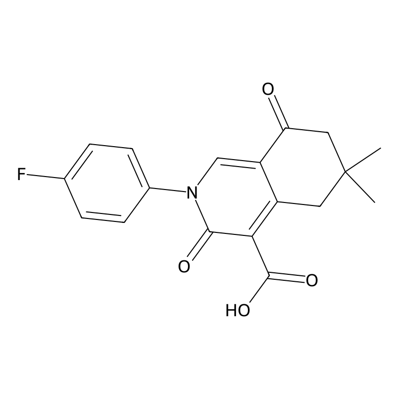 2-(4-Fluorophenyl)-6,6-dimethyl-3,8-dioxo-2,3,5,6,...