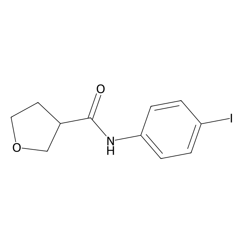 N-(4-iodophenyl)oxolane-3-carboxamide