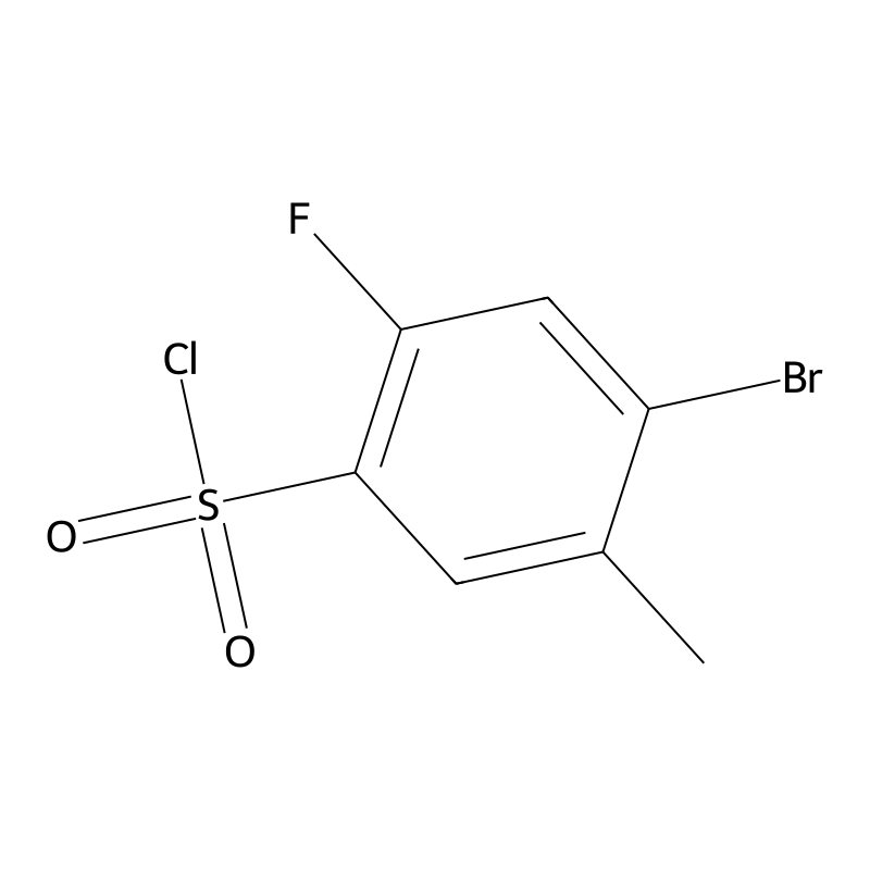 4-Bromo-2-fluoro-5-methylbenzenesulfonyl chloride