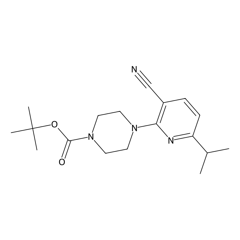 Tert-butyl 4-(3-cyano-6-isopropyl-2-pyridinyl)-tet...