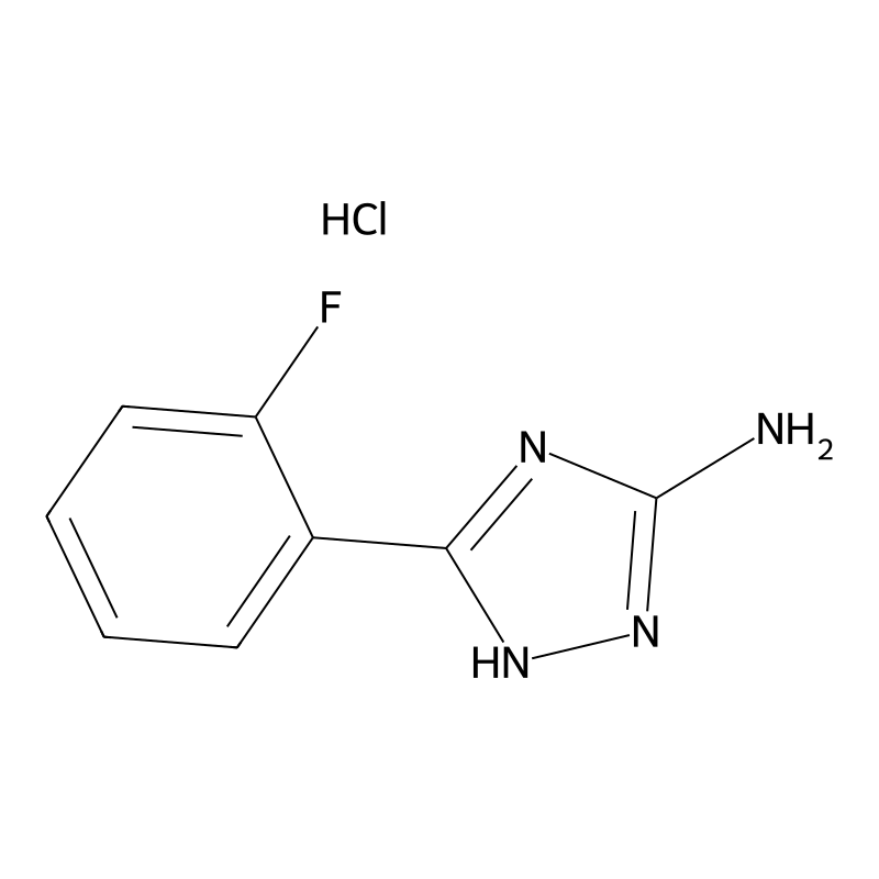 3-(2-fluorophenyl)-1H-1,2,4-triazol-5-amine hydroc...