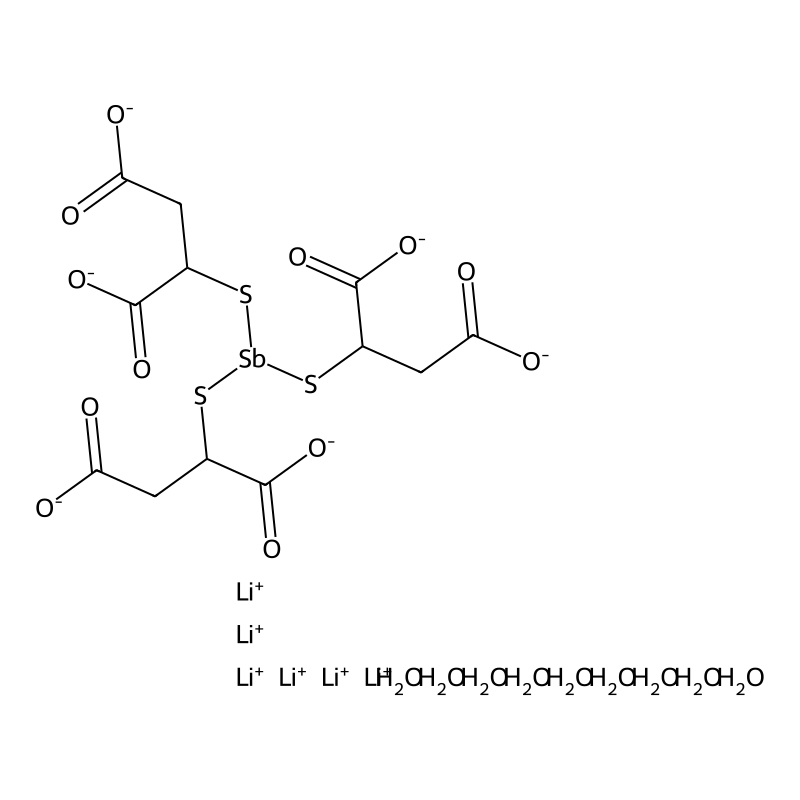 Antimony lithium thiomalate nonahydrate