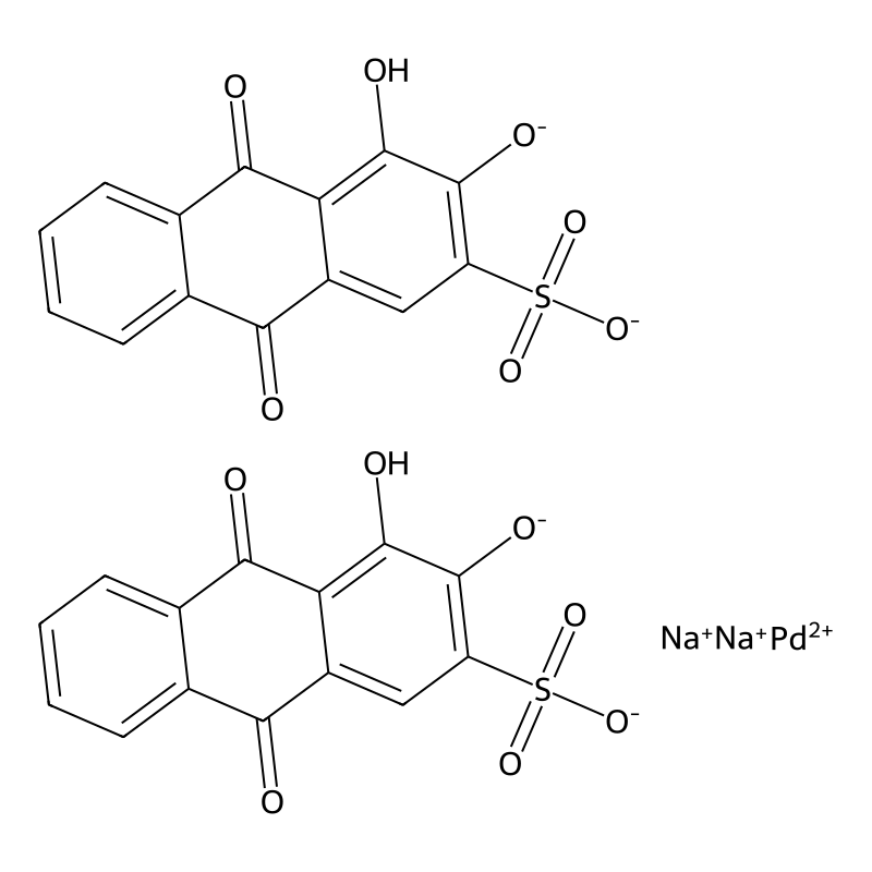 Palladium sulfonated alizarine