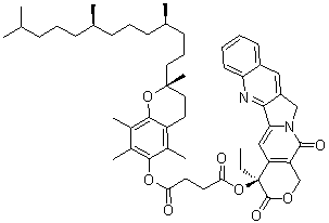 4-O-(19-ethyl-14,18-dioxo-17-oxa-3,13-diazapentacyclo[11.8.0.02,11.04,9.015,20]henicosa-1(21),2,4,6,8,10,15(20)-heptaen-19-yl) 1-O-[2,5,7,8-tetramethyl-2-(4,8,12-trimethyltridecyl)-3,4-dihydrochromen-6-yl] butanedioate