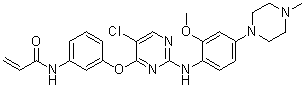 N-(3-(5-chloro-2-(2-methoxy-4-(4-methylpiperazin-1-yl)phenylamino)pyrimidin-4-yloxy)phenyl)acrylamide