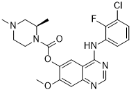 (R)-4-((3-chloro-2-fluorophenyl)amino)-7-methoxyquinazolin-6-yl 2,4-dimethylpiperazine-1-carboxylate