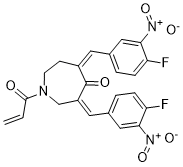 1-acryloyl-3,5-bis((Z)-4-fluoro-3-nitrobenzylidene)azepan-4-one