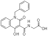 2-(1-Benzyl-4-hydroxy-2-oxo-1,2-dihydroquinoline-3-carboxamido)acetic acid S548062