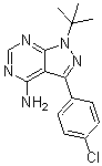 1-tert-butyl-3-(4-chlorophenyl)-1H-pyrazolo[3,4-d]pyrimidin-4-amine