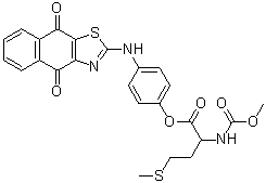 [4-[(4,9-Dioxobenzo[f][1,3]benzothiazol-2-yl)amino]phenyl] 2-(methoxycarbonylamino)-4-methylsulfanylbutanoate