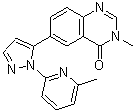 3-Methyl-6-[2-(6-methylpyridin-2-yl)pyrazol-3-yl]quinazolin-4-one