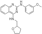 N2-(3-Methoxyphenyl)-N4-((tetrahydrofuran-2-yl)methyl)quinazoline-2,4-diamine