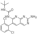 1-(2-Amino-6-(2,6-dichlorophenyl)pyrido[2,3-d]pyrimidin-7-yl)-3-(tert-butyl)urea
