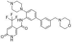 N-(4-(4-Methylpiperazin-1-Yl)-3'-(Morpholinomethyl)-[1,1'-Biphenyl]-3-Yl)-6-Oxo-4-(Trifluoromethyl)-1,6-Dihydropyridine-3-Carboxamide S537996