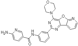 6-Amino-N-[3-[4-(4-morpholinyl)pyrido[3',2':4,5]furo[3,2-d]pyrimidin-2-yl]phenyl]-3-pyridinecarboxamide
