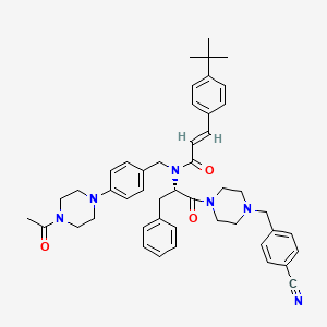 (S,E)-N-(4-(4-Acetylpiperazin-1-yl)benzyl)-3-(4-(t...