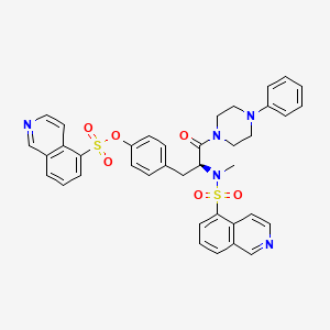 (S)-4-(2-(N-methylisoquinoline-5-sulfonamido)-3-ox...