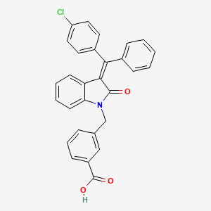 3-[[(3E)-3-[(4-chlorophenyl)-phenylmethylidene]-2-...