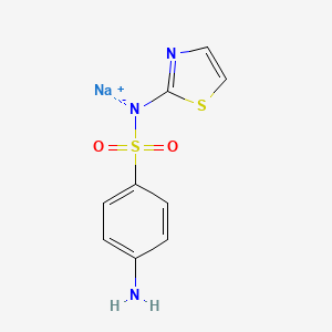4-amino-N-(2-thiazolyl)benzenesulfonamide; sodium