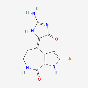 (4E)-4-(2-amino-4-oxo-1H-imidazol-5-ylidene)-2-bro...