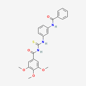 N-[[3-[(Benzoyl)amino]phenyl]aminomethyl]-3,4,5-tr...