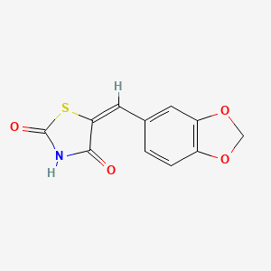 2,4-Thiazolidinedione, 5-(1,3-benzodioxol-5-ylmeth...