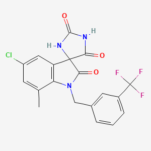 5'-chloro-7'-methyl-1'-[[3-(trifluoromethyl)phenyl...