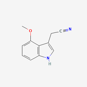2-(4-methoxy-1H-indol-3-yl)acetonitrile