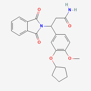 3-(3-Cyclopentyloxy-4-methoxyphenyl)-3-(1,3-dioxoi...