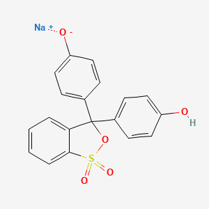 Phenol, 4,4'-(1,1-dioxido-3H-2,1-benzoxathiol-3-ylidene)bis-, disodium salt