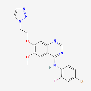 N-(4-bromo-2-fluorophenyl)-6-methoxy-7-[2-(triazol...