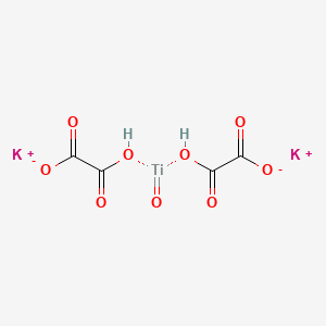 dipotassium;oxalate;oxygen(2-);titanium(4+)
