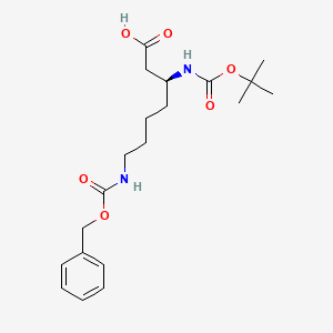 (S)-7-(((Benzyloxy)carbonyl)amino)-3-((tert-butoxycarbonyl)amino)heptanoic acid S1522021