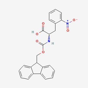 (S)-2-((((9H-Fluoren-9-yl)methoxy)carbonyl)amino)-3-(2-nitrophenyl)propanoic acid S1768675