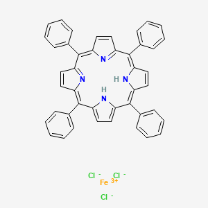 Iron(3+);5,10,15,20-tetraphenyl-21,22-dihydroporphyrin;trichloride S1779355