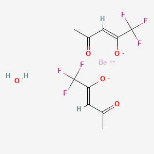 Beryllium trifluoroacetylacetonate hydrate